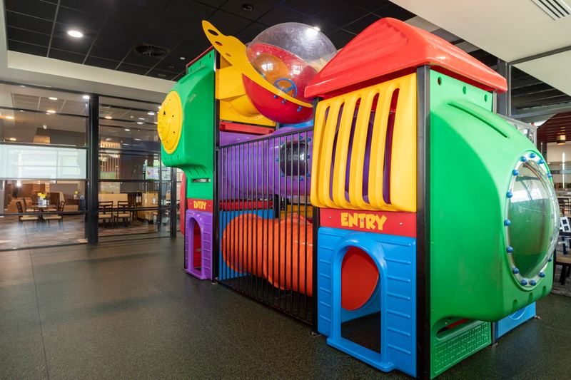 The indoor playground in the Kids Only Area